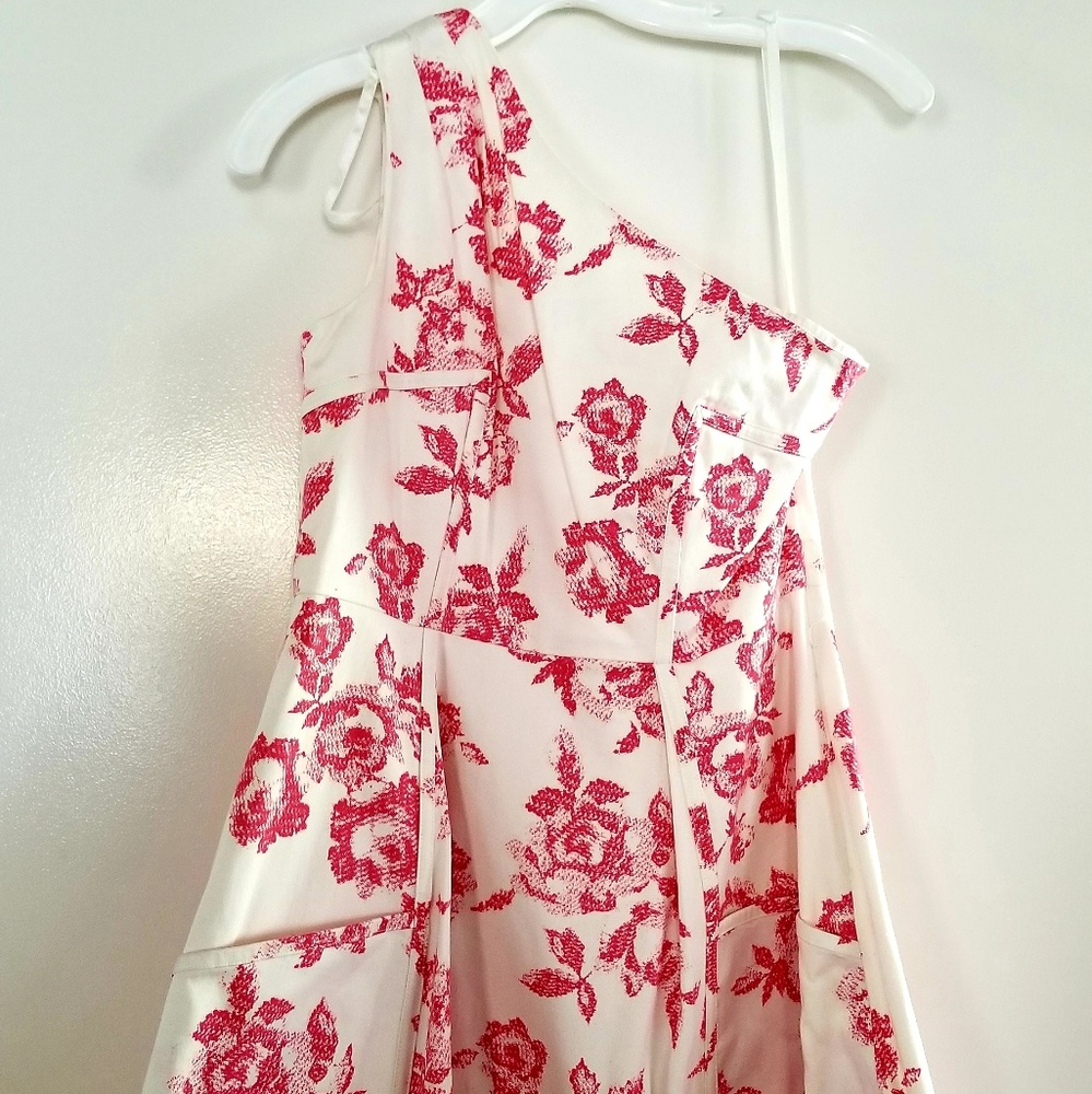 Jessica Simpson one-shoulder dress